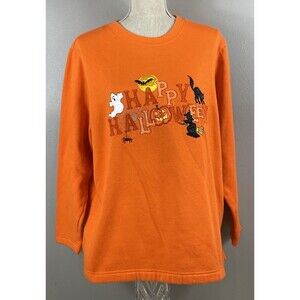 Vintage Holiday Editions Halloween Women’s Pullover Sweatshirt Size 1X